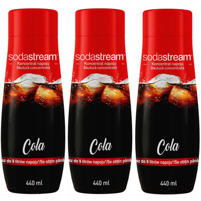 Set de concentrés 3X Cola Sodastream