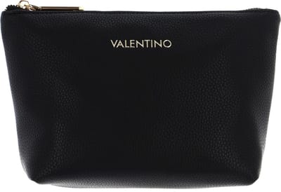 VALENTINO Toilettas Ring Re Soft Cosmetic Case Nero Zwart