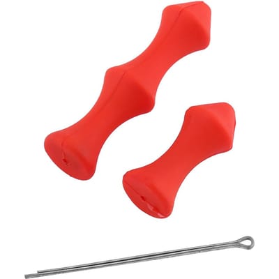 Garde-doigt léger en silicone Équipement de protection pour tir à l'arc Pour la pratique à l'arc(rouge) rouge