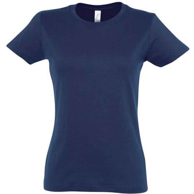 SOLS Dames/Dames Imperial T-shirt (Franse marine)