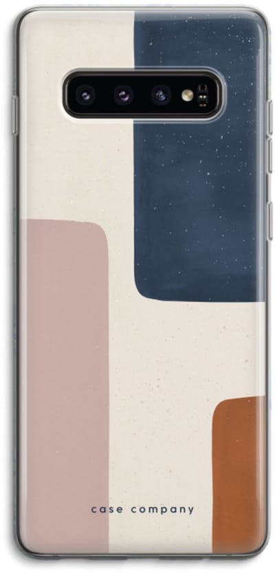 Case Company® - Hoesje geschikt voor Samsung Galaxy S10 4G hoesje - Geo #5 - Soft Cover Telefoonhoesje - Bescherming aan alle Kanten en Schermrand