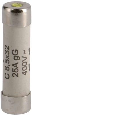 Hager Cilindrische Zekering 25A 8.5x32mm 400V AC - L8532C25 [10 Stuks]