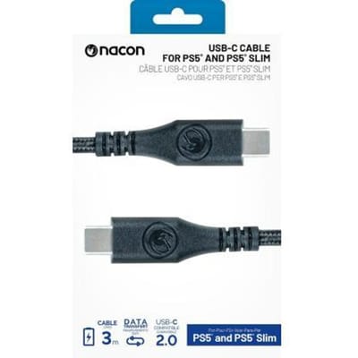 Sony PlayStation 5 PS5 Nacon Charging and Data Cable USB-C