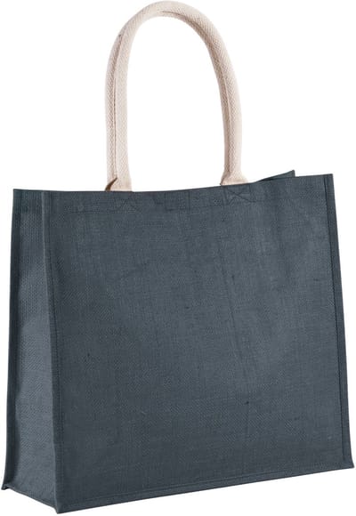 Kimood Jute Strandtas KI0219 - Midnight blue - One size