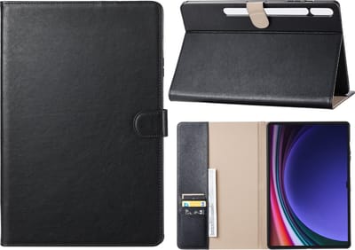 Hoes geschikt voor Samsung Galaxy Tab S9 2023 11 inch Tablet Hoesje Kunstleer Luxe Magnetisch Case Cover