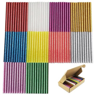 100 Stuks Lijmpatronen - Meerkleurig 100 x 7 mm voor Lijmpistool