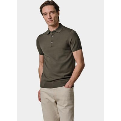 Profuomo Poloshirt Luxury Basic Bruin - Maat XXL - Heren