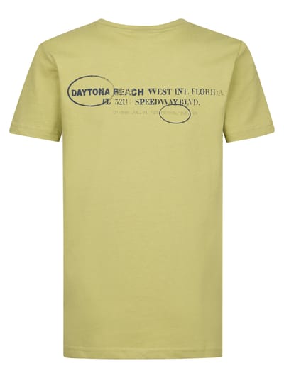 Petrol Industries - Jongens Logo T-shirt Reefsidewalk - Groen - Maat 104