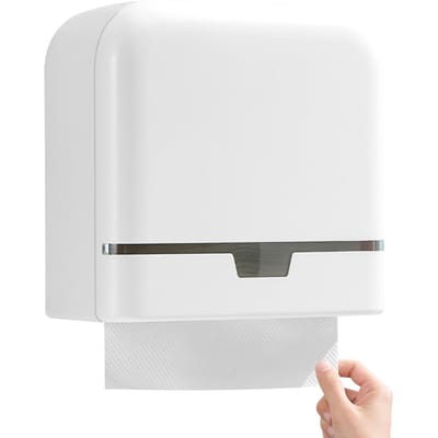 Papieren Handdoek Dispenser Wandmontage Multifold Handpapier Tissuehouder met Slot Waterdichte Zelfklevende Tissuebox voor