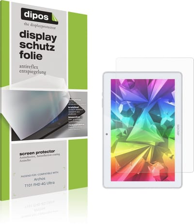 dipos – 2x Matte Beschermfolie geschikt voor Archos T101 FHD 4G Ultra | Krasbestendige & antireflecterende Screenprotector Ultra-Thin