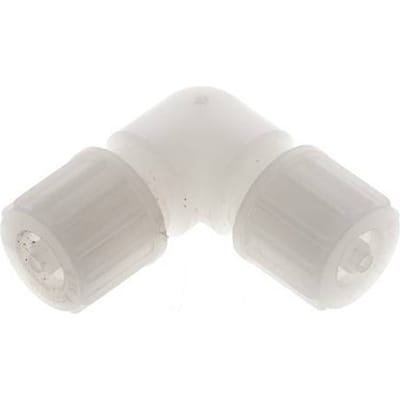 10x4mm Pvdf L-Vorm Knelfitting 10bar Kunststof en Polyamide
