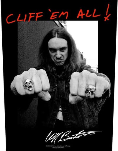 Metallica - Cliff 'Em All! Rugpatch - Multicolours