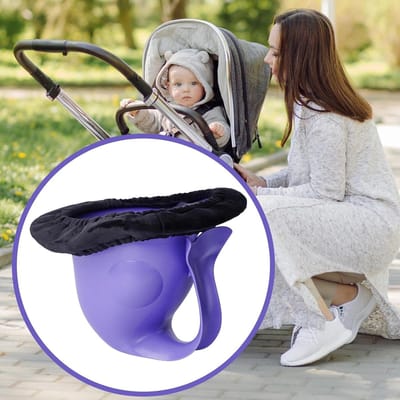 Draagbaar Potje - Kindertoilet - Zindelijkheidstraining - Antislip Bodem - Compact Ontwerp - Paars