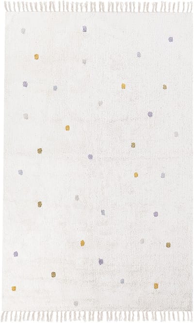 ASTAF - Vloerkleed - Gebroken wit - 140 x 200 cm - Katoen