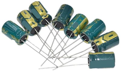 Condensator Set - Elektronica Component - Elektronica Reparatie - Hoge Capaciteit - 1500UF 20 Stuks - Zwart