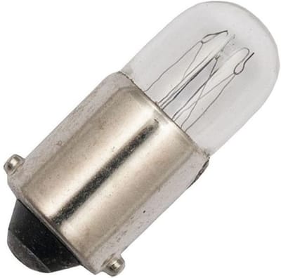 Signaallamp Ba9s 130V 2W - 15 mAh - Per stuk - T9 Gloeilamp Ø9mm - 23mm - 2500K - Dimbaar