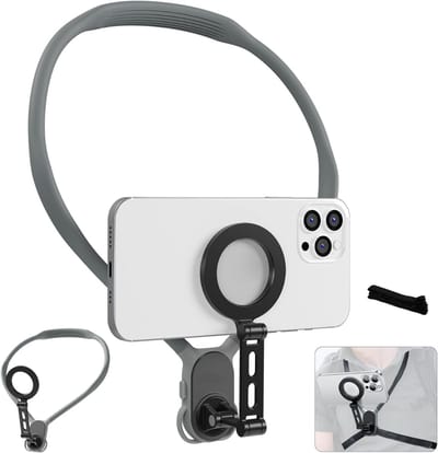 REN® Bodycam met Harnas - Bodycam Camera - Bodycam - Nekhouder voor Telefoons - Zwart - 70cm x 19cm x 23cm