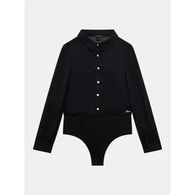 Langarm bodyshirt voor meisjes Guess Chiffon