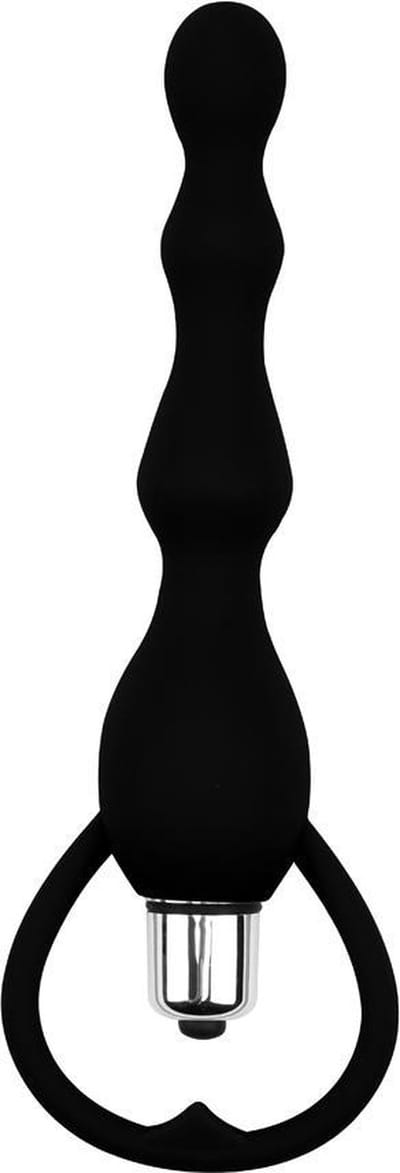 Black Mont - Tail Power Beads - Anaal Vibrator - Zwart