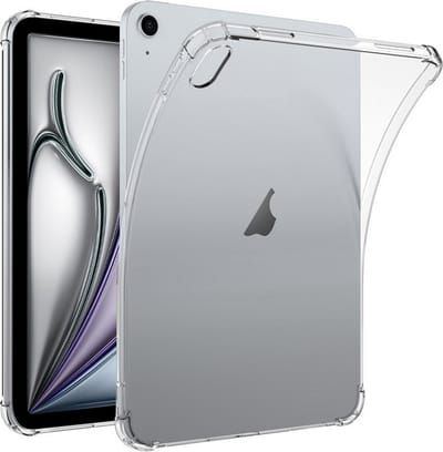 TPU Flex Bescherm-Hoes Cover Skin geschikt voor iPad Air 13" 2024 - Transparant A2899