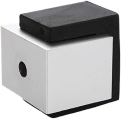 Deurstopper - Muurstopper - Kastdeuren Beveiligen - Antislip Ontwerp - 3x2.7cm - Chroom