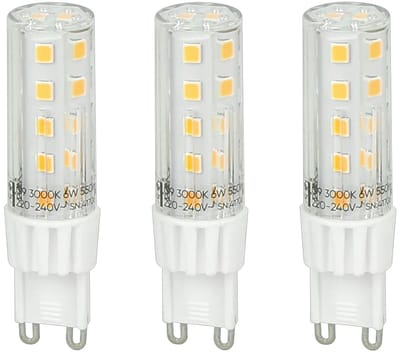 LED line LITE LED Insteeklamp G9 - 6W (vervangt 50W) - 550lm - Ø16mm - 230V - Energiezuinig - 3 stuks