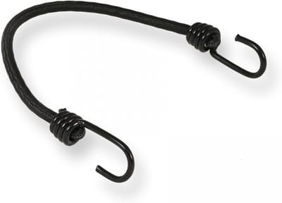 Zeilspanners - Elastische Koorden - Zaken Vastzetten - Dubbele Spiraalhaken - 60 cm - Zwart
