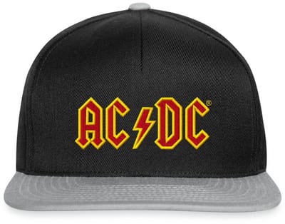 AC/DC Borst Logo In Rood En Geel Snapback cap