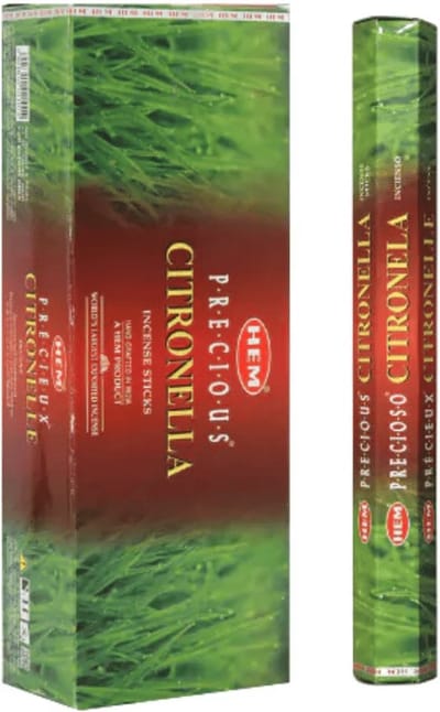HEM precious citronella wierook - citronella - muggen - muggenwierook - doos van 6 stuks