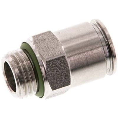 10mm x G1/4'' RVS Insteekfitting Buitendraad FKM