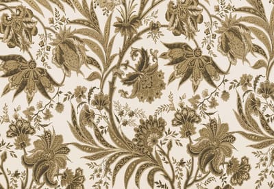 Fotobehang Flowers Plants Pattern Vintage | XL - 208cm x 146cm | 130g/m2 Vlies