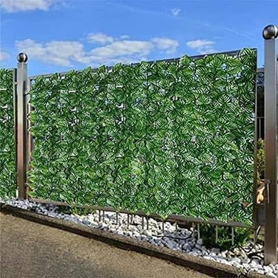 Kunstmatige Klimop - Nep Heg - Privacy Creëren - UV-bescherming - 1.5x7m - Groen