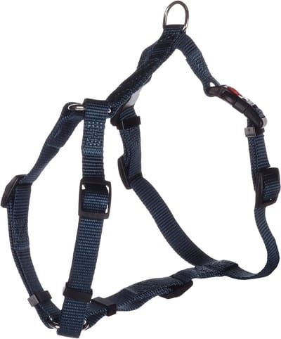 Flamingo Ziggi H-harnas - Harnas Honden - H-harnas Ziggi Donkerblauw S 35-50cm 15mm - 1st - 138082 - 1st