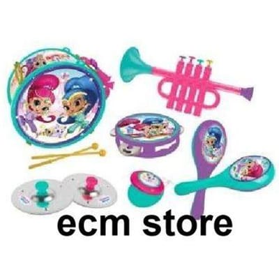 Shimmer and Shine Coffret musical tambour, des cymbales, une trompette, un tambourin, des maracas et des castagnettes