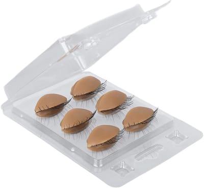 Dailygoods- Oogleden Siliconen - Vervangende Oogleden - Valse Wimpers - Wimperverlenging - Trainingspraktijk - 3 Paar - Wimpertraining