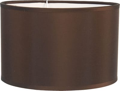 Clayre & Eef Lampenkap Ø 19*12 cm Bruin Textiel Rond Stoffen Lampenkap