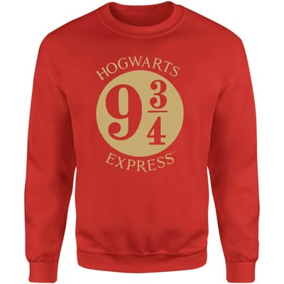 Harry Potter Platform Sweatshirt - Red - S