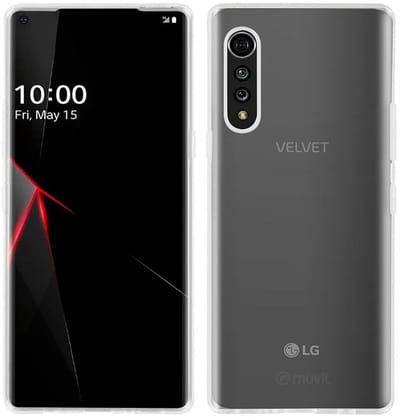 Muvit Case Lg Velvet Recycletek Silicone Telefoonhoesje Transparant