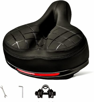 Comfortabel Fietszadel met Stootkussen voor Fietstoeltjes - Ergonomisch en Waterdicht