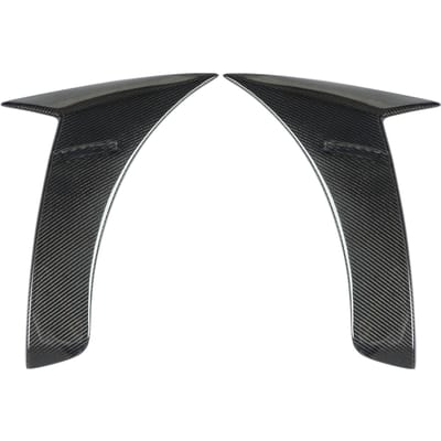 Auto Zijscherm Ventilatie Sierlijst Koolstofvezel Stijl UV-Bestendig Vervanging voor Mercedes‑Benz S‑Klasse W222 S400 S500 black