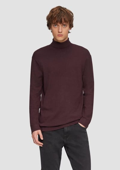 Qs Men-Pull--47W0 LILAC/PINK-Maat XL