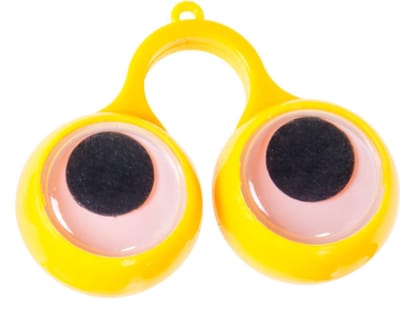 Lg-imports Speelgoedring Ogen Junior 5,5 X 4 Cm Geel