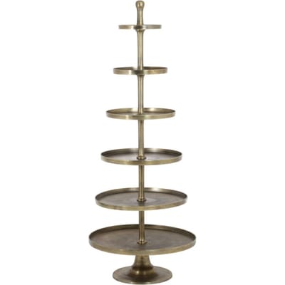 Light & Living HOKKSUND Etagère Ø80x200 cm antiek brons 6-laags