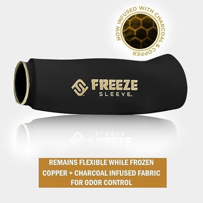 FreezeSleeve XL – Herbruikbare Koude & Warmte Compressie Mouw voor Spieren, Gewrichten & Sportblessures