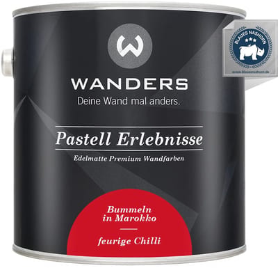 Wanders Muurverf - Edelmatte Krijtverf voor Hout en Meubels - Krachtig Rood Chili - 2,5L