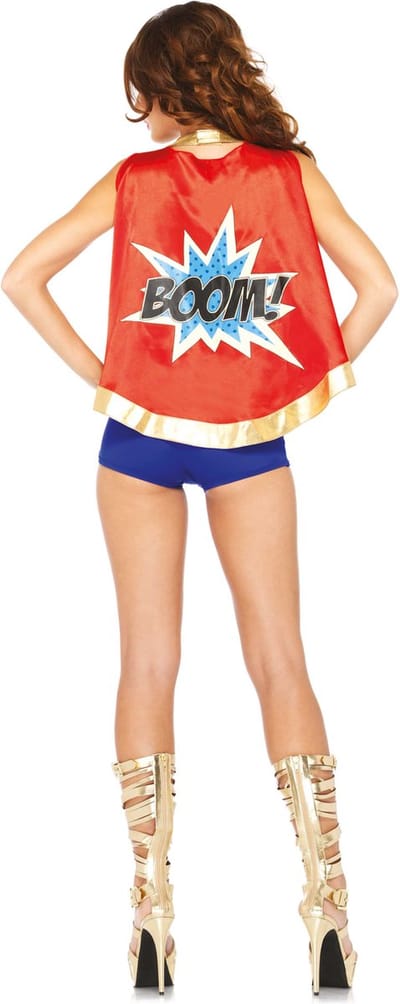 Leg Avenue Comic Book Girl kostuum, Verkleedkleding dames Maat S