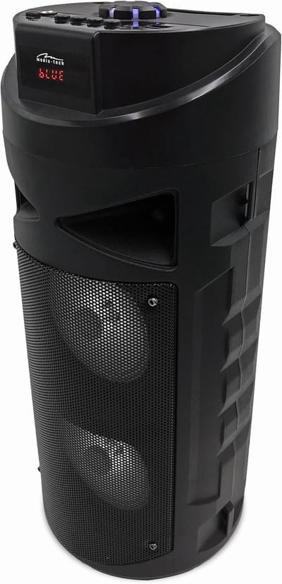 Draagbare Bluetooth Speaker met Karaoke Functie, FM Radio en MP3 Speler - 30 Watt Vermogen