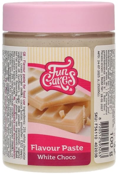 FunCakes Smaakpasta - Aroma - Witte Choco - 100g