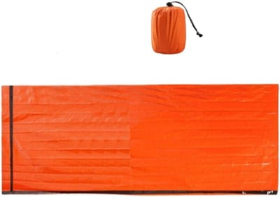 Nood Slaapzak - Survival Bivvy - Outdoor Noodsituatie - Waterdicht Lichtgewicht - 3 Stuks - Oranje