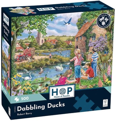 House of Puzzles legpuzzel dieren 500 stukjes natuur eenden.